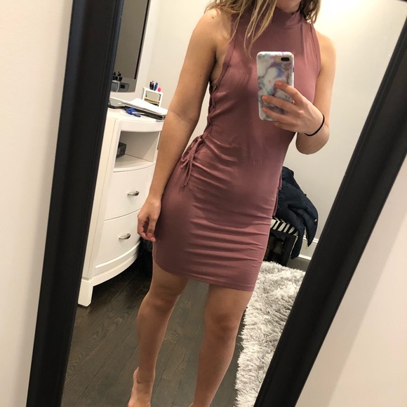 Forever 21 Dresses & Skirts - Ribbed Lace Up Dress